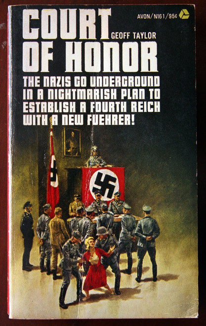 COURT OF HONOR by Geoff Taylor 1967 Vintage Avon 1st Printing Paperback WWII