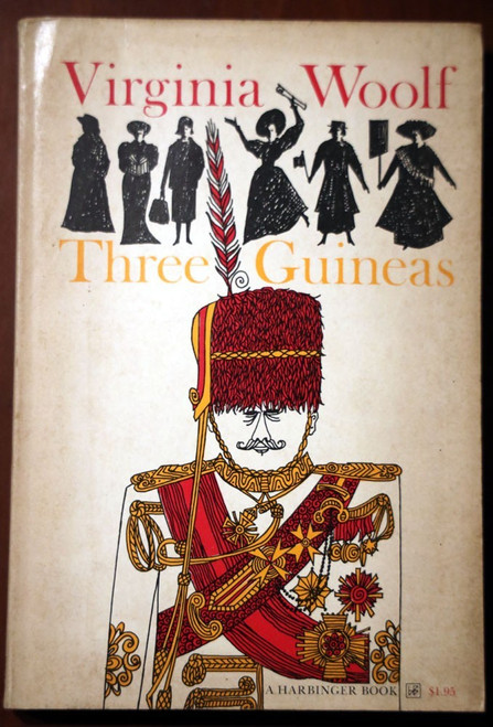 Three Guineas by Virginia Woolf 1963 Vintage Harbinger Book Trade Paperback TPB