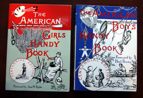 American Girls + Boys Handy Book Lot Centennial Edition Anne Boylan/ Noel Perrin