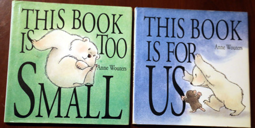 This Book is Too Small + This Book is For Us by ANNE WOUTERS HC/DJ 1992 Book Lot
