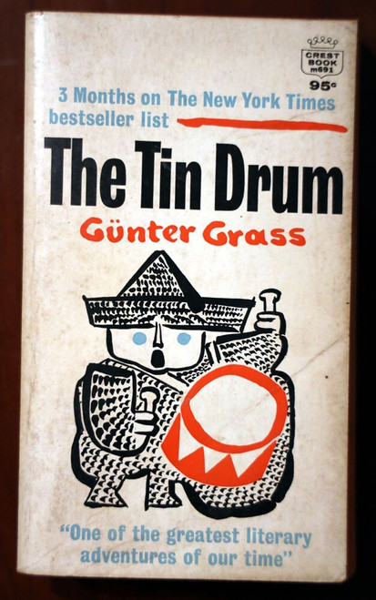 The Tin Drum by Gunter Grass 1965 Vintage Paperback Crest Fawcett m691 DANZIG #1