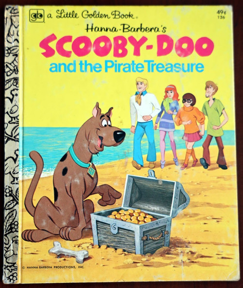 Hanna-Barbera's SCOOBY-DOO and the Pirate Treasure 1974 Little Golden Book #126