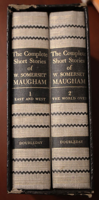 Complete Short Stories of W. SOMERSET MAUGHAM 1952 2-Volume Boxed Set Doubleday