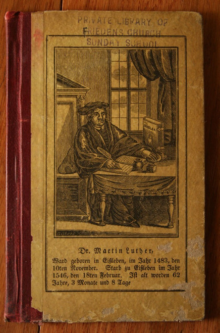 Lutherisches ABC und Namen-Buchlein 1841 Dr. Martin Luther German Alphabet Book