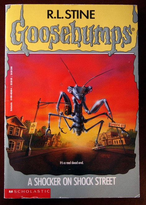 GOOSEBUMPS by R.L. Stine A Shocker on Shock Street #35 1st Scholastic Print 1995