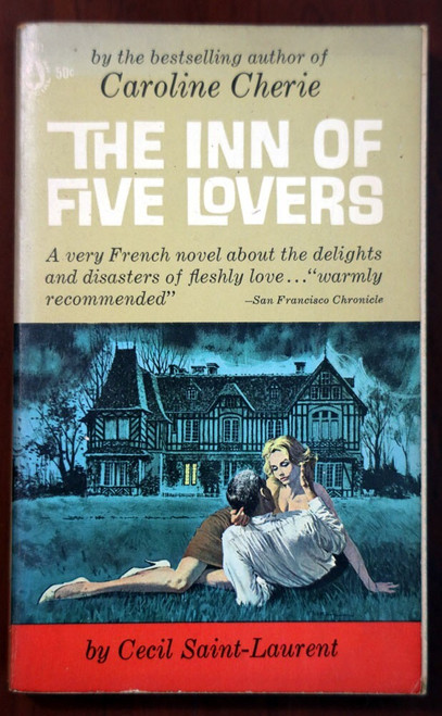 The Inn of Five Lovers - Cecil Saint-Laurent 1961 Vintage Paperback French Novel