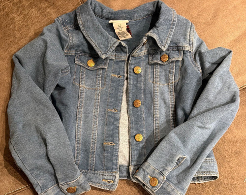 Bopster & Mimi Girls Essential Jean Jacket Size 8 Very Good Pre-Owned Condition