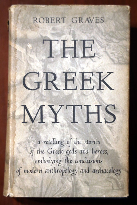Greek Myths by Robert Graves Volume One 1957 HC/DJ Vintage Book - Gods & Heroes