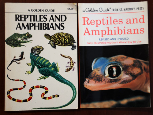 REPTILES AND AMPHIBIANS Golden Guides 1956 & 2001 Paperbacks Herbert Zim SCARCE
