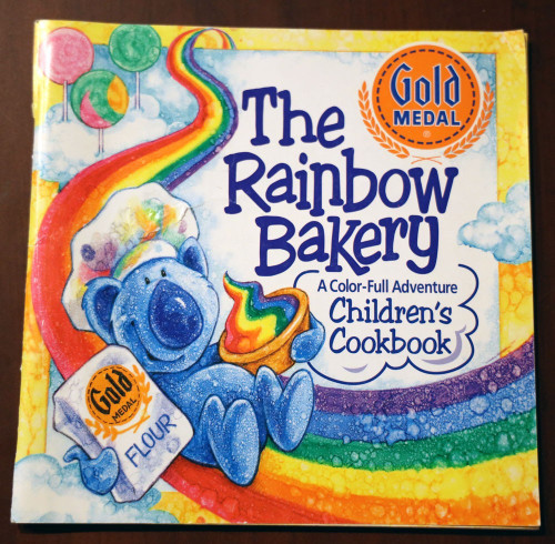 The Rainbow Bakery GOLD MEDAL Flour Color-Full Adventure Childrens Cookbook 1998