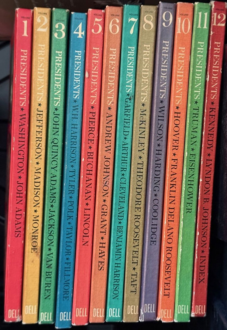 PRESIDENTS AND FAMOUS AMERICANS 12-Volume Vintage HC Book Set AMERICAN HERITAGE