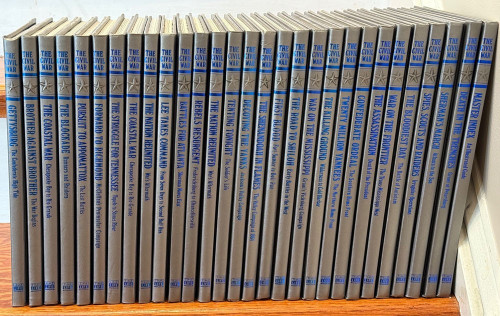 THE CIVIL WAR Time-Life 28-Volume Vintage Book Set Complete MASTER INDEX Silver