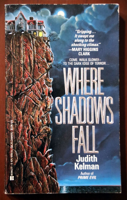Where Shadows Fall by Judith Kelman 1987 Vintage Suspense Paperback 1st Printing