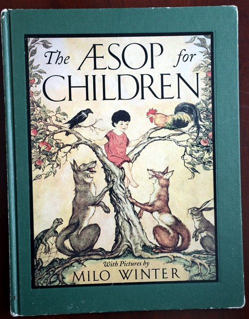 THE AESOP FOR CHILDREN w. Pictures by MILO WINTER 1993 Barnes & Noble Hardcover