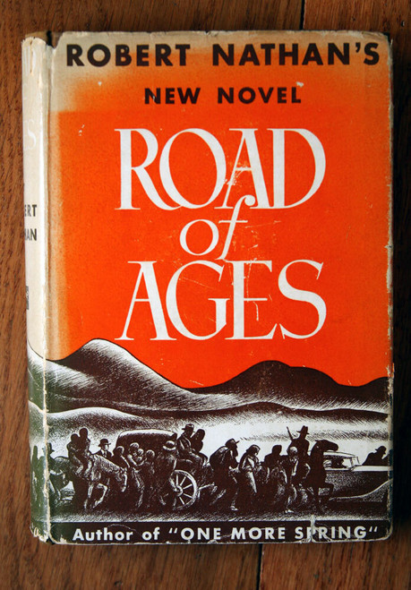 ROAD OF AGES by Robert Nathan 1935 First Edition HC/DJ Novel Jewish Religious