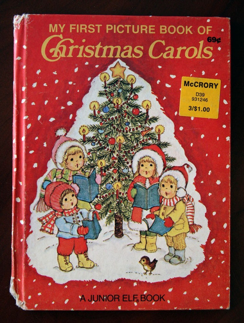 My First Picture Book of Christmas Carols 1979 Rand McNally Junior Elf Book