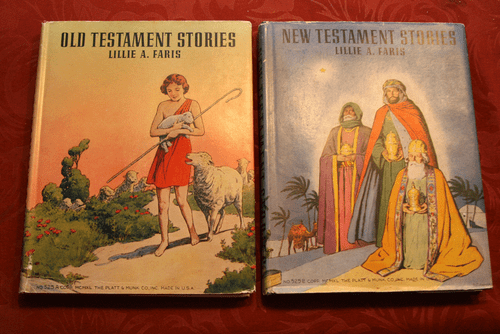 Old & New Testament Stories by Lillie A. Faris 1940 W. Fletcher White HC/DJ NICE