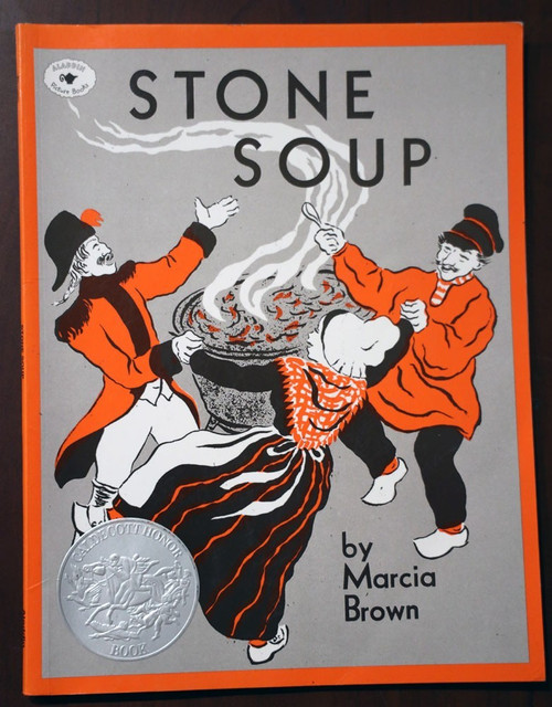 STONE SOUP by Marcia Brown 1997 Paperback Aladdin Picture Books CALDECOTT HONOR