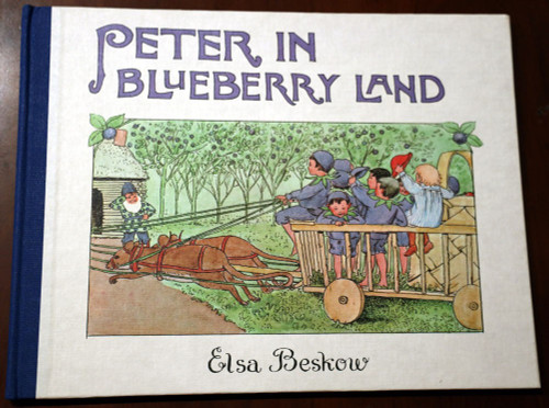 Peter in Blueberry Land by Elsa Beskow 1989 Floris Books Vintage Hardcover Book