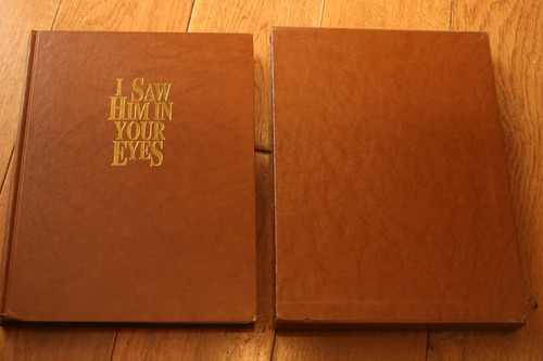 I SAW HIM IN YOUR EYES by Ace Collins 1993 Religion/Celebrity HC with Slipcase