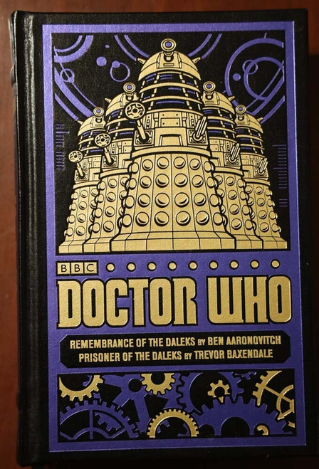 DOCTOR WHO 2014 BBC Leather Book Remembrance of the Daleks/Prisoner Aaronovitch