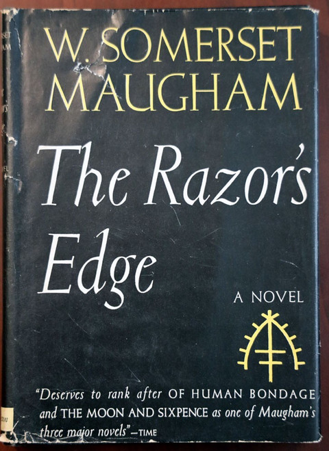 The Razor's Edge by W. Somerset Maugham 1944 HC/DJ Book Club Edition Vintage BCE