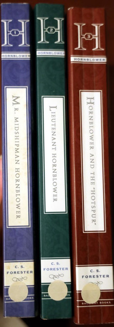 C.S. Forester Trade Paperback Book Set HORNBLOWER Mr. Midshipman, Lieutenant +