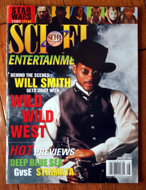 SCI-FI ENTERTAINMENT Magazine August 1999 Will Smith Cover Sci-Fi Channel Mag