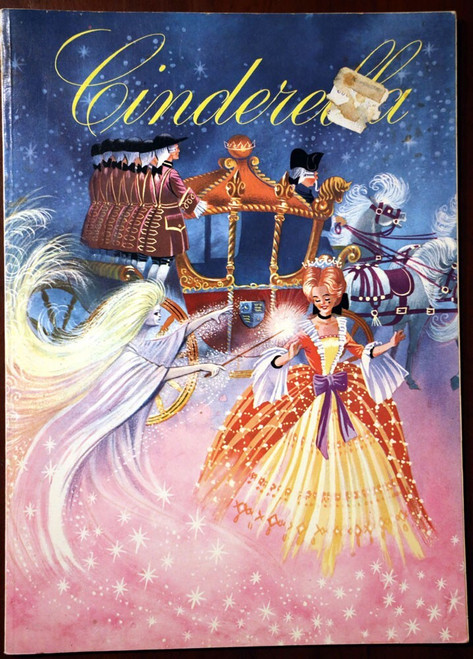 CINDERELLA 1972 Vintage Paperback - Shirley Brown - Illustrated by Eric Kincaid