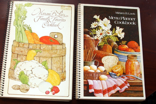 Miriam B. Loo's + Family Favorites Cookbook 1977 + Menu Planner 1978 Vintage