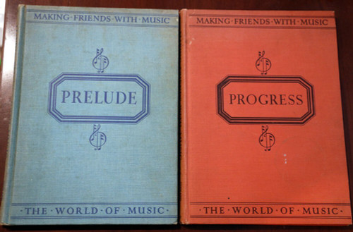PRELUDE + PROGRESS Making Friends with Music - World of Music 1940 Book Set