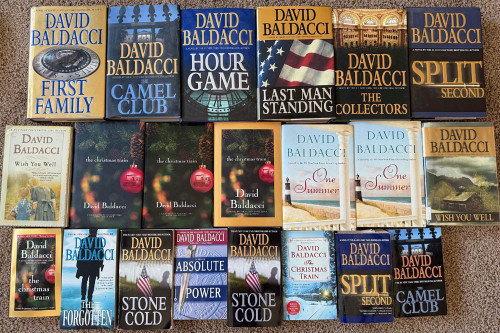 Lot of 21 DAVID BALDACCI Books - Split Second/The Collectors/Christmas Train ++