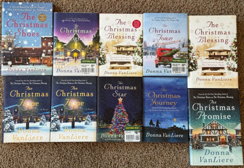 DONNA VAN LIERE Book Lot Christmas Shoes/Blessing/Town/Light/Hope/Star/Promise +