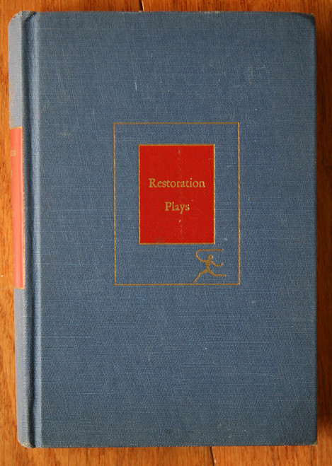 Restoration Plays 1953 First Modern Library Edition Introduction by Brice Harris