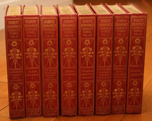 Robert Browning's Complete Works ARNO LIMITED EDITION #167 8 Volumes 1899 Sproul