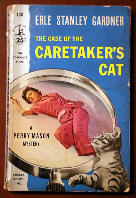 Case of the Caretaker's Cat by Erle Stanley Gardner 1954 Vintage Paperback #138