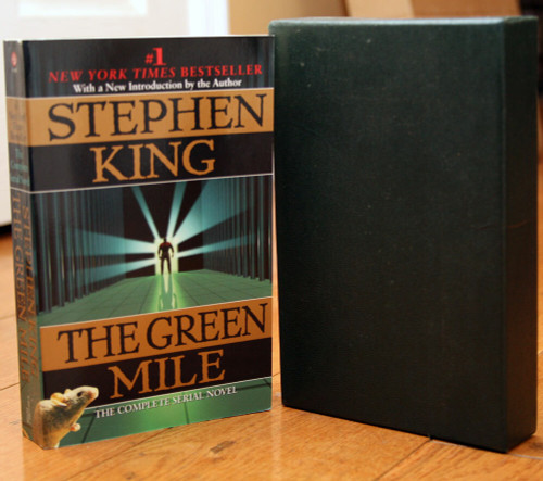 THE GREEN MILE by Stephen King 1997 Paperback with Slipcase 1st Plume Printing