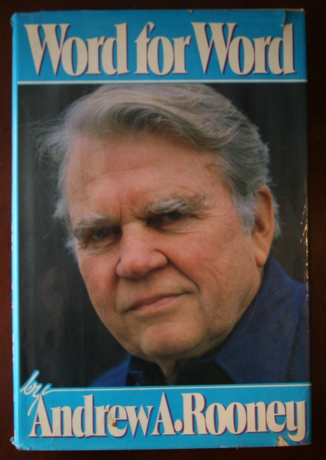 Word for Word by Andrew A. Rooney 1986 HC/DJ First Printing Humor