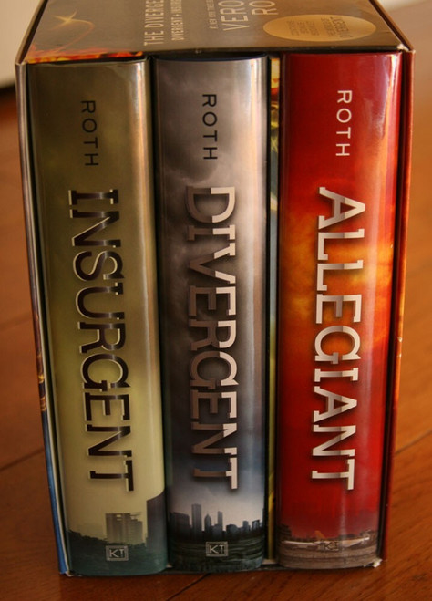 Divergent Boxed Set Insurgent Allegiant Veronica Roth HC/DJ First Edition 2013