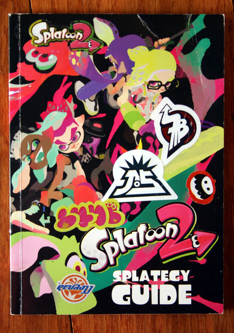 Splatoon 2 Splategy Guide Nintendo Switch Book 2017 Stickers