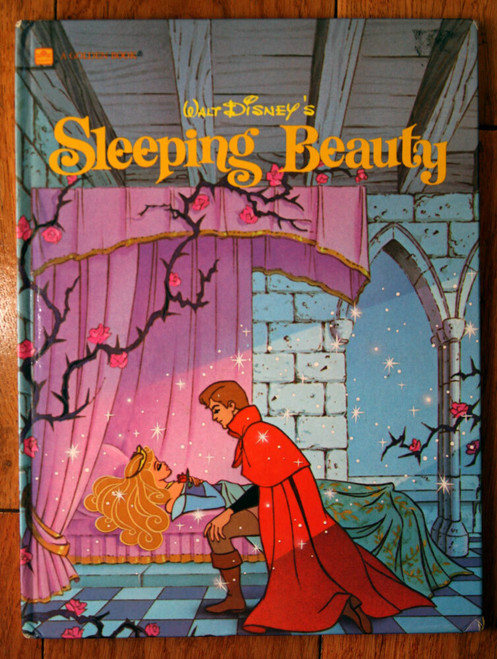 Walt Disney's SLEEPING BEAUTY 1986 Big Golden Book #10408 Vintage Hardcover