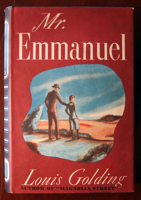 Mr. Emmanuel by Louis Golding 1939 HC/DJ Literary Guild of America Vintage Book