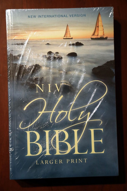 NIV HOLY BIBLE Larger Print ZONDERVAN New International Version BRAND NEW SEALED
