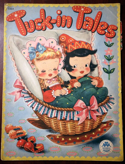 Tuck-In Tales #3404 Vintage Children's Book 1946 Merrill Company RARE Paperback