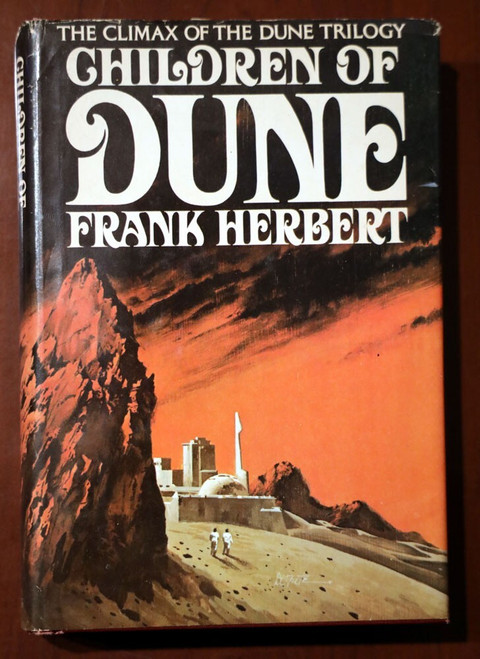 CHILDREN OF DUNE by Frank Herbert 1976 HC/DJ Book Club Edition Vintage G44 Code