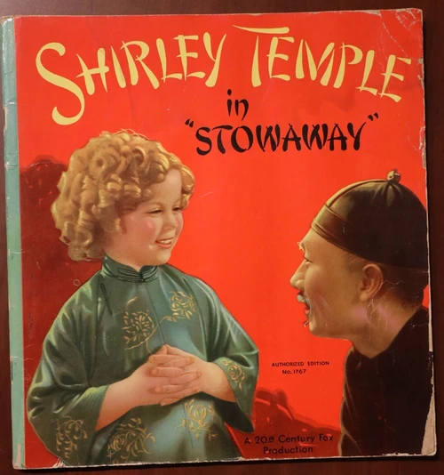 SHIRLEY TEMPLE in "Stowaway" 1937 - 20th Century Fox Movie Book ILLUSTRATED