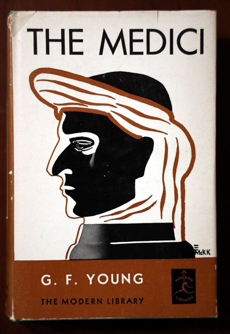 THE MEDICI by G.F. Young 1930 Modern Library #179 HC/DJ Vintage Book Very Good +