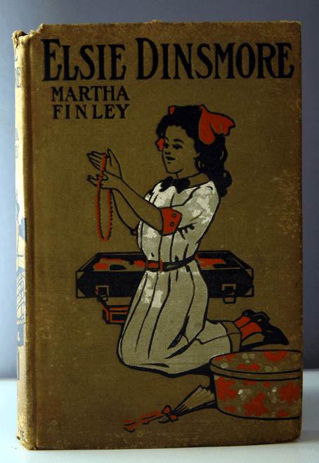 Elsie Dinsmore by Martha Finley c. 1913 M.A. Donohue Antique Children's Book 