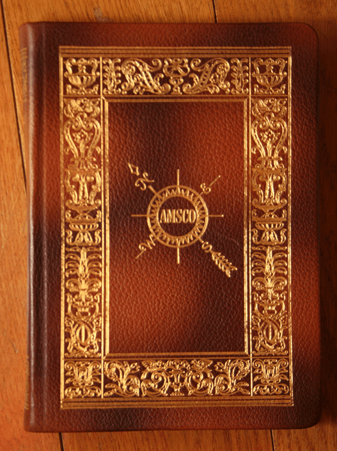 AMSCO Tudor History of Painting 1961 Leather American Mineral Spirits Company