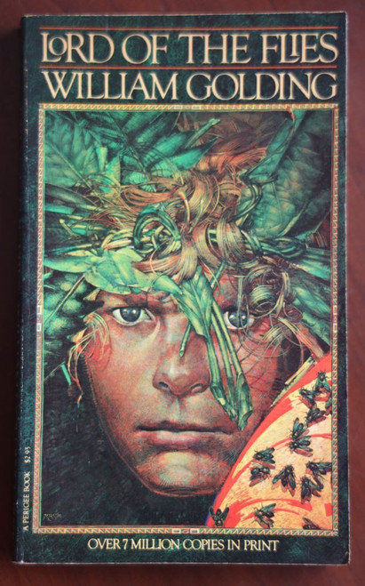 LORD OF THE FLIES by William Golding 1954 Perigee Vintage Paperback Novel Fifth